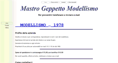 Desktop Screenshot of mastrogeppetto.com